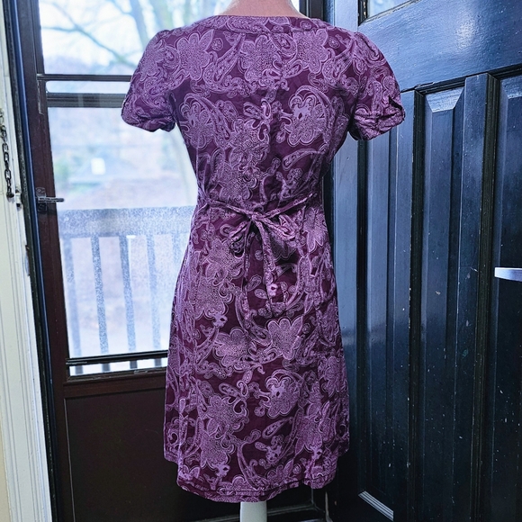 Esprit cotton paisley printed sun dress, size 6. - Picture 5 of 11